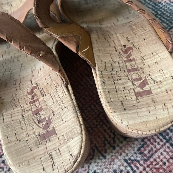Korks Wedge Heel Sandals - Picture 2 of 6